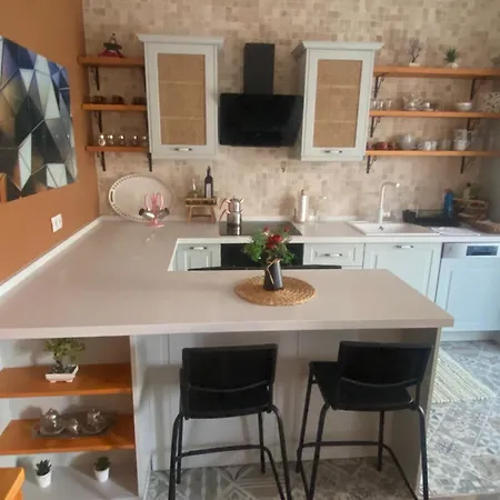 Cesme'de Konforunda Alacati Tas Ev Tasarimli Sifir Esyali 別荘 *