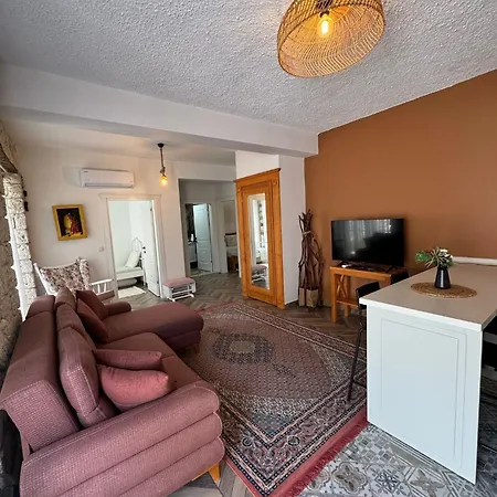 Vakantiehuis Cesme'de Konforunda Alacati Tas Ev Tasarimli Sifir Esyali